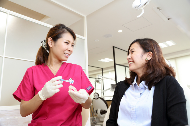 使用方法の説明をしっかりうける
